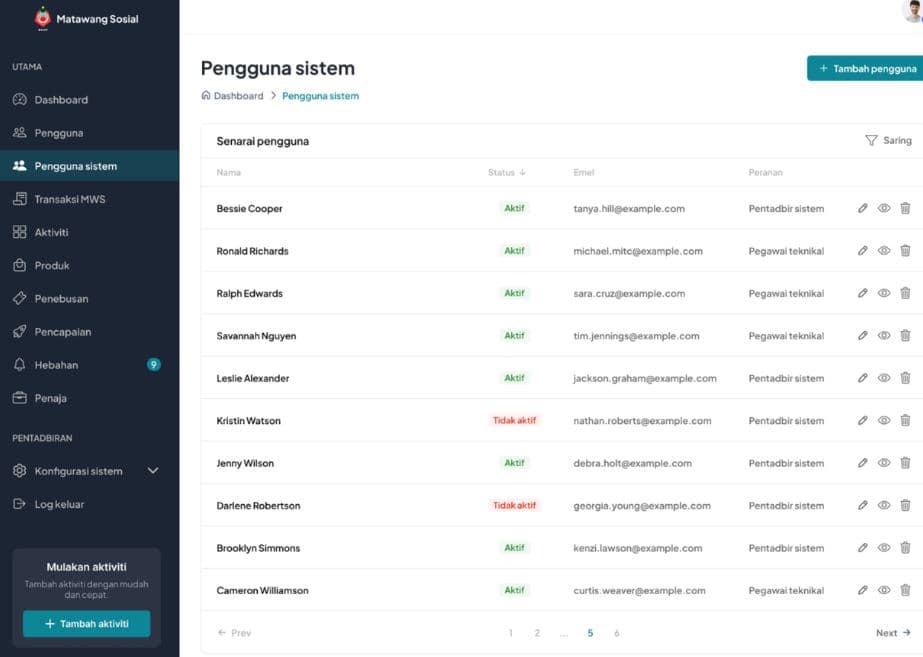 MWS App Screenshot 2