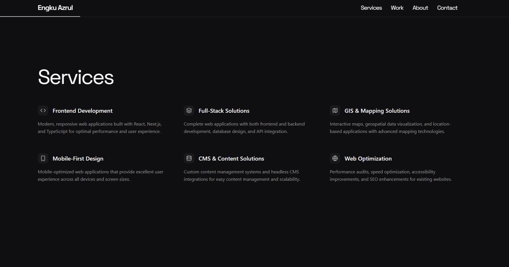 Portfolio App Screenshot 2